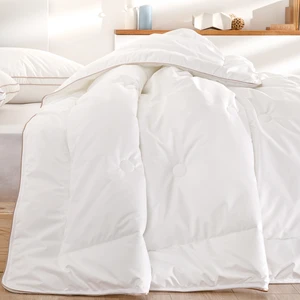 Bedding Lucent Çift Kişilik 1000 Tc Nano Elyaf Yorgan - Beyaz
