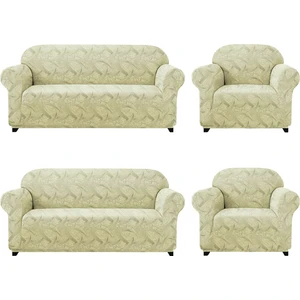 Jakarli Koltuk ,kanepe ,çekyat Örtüsü Sehra Desen Esnekli Eteksiz3+3+1+1takım Için