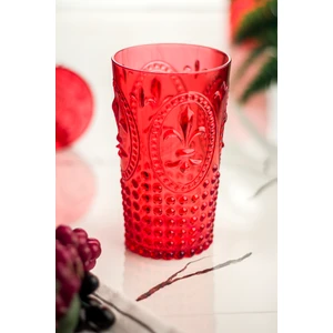 EW's Kitchenware Akrilik Kırmızı Uzun Bardak & Su Meşrubat Bardağı 750 ml ( Cam Değildir )