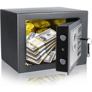 Germany Steel Elektronik Şifreli Para Kasası Çelik Kasası Otel Kasası 3mm Montaj Ekipmanları Hediyeli