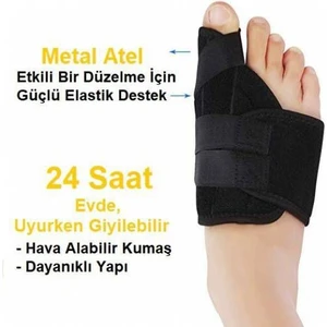 Ankaflex Halluks Valgs Gece Ateli Hallux Valgs Düzeltici Başparmak Ateli
