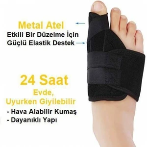 Ankaflex Medikal Ortopedik Sağ Sol Ayak Baş Parmak Halluks Valgs Gece Ateli Kemik Çıkıntısı Düzeltici Atl