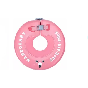 Mambobaby Emniyet Kilitli Pembe Bebek Yüzme Boyun Simidi