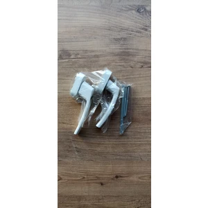 Sağlam Yapı Pvc Kilitli Çift Taraflı Kapı Kolu Anahtarlı Beyaz