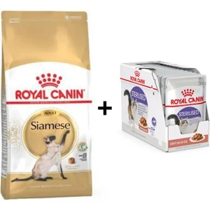 Royal Canin Siamese Yetişkin Kedi Maması 2 kg + 12 Adet Yaş Mama