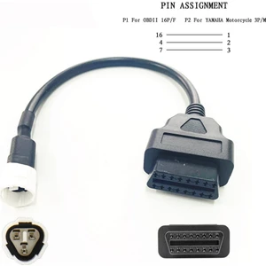 Vgate İcar Yamaha 3 Pın Obd2 Dönüştürücü Kablo