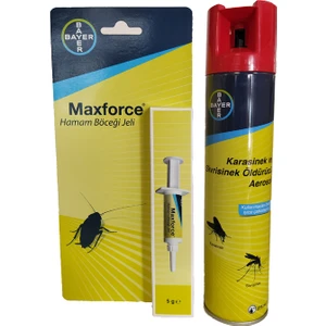 Bayer Hamamböceği Jeli 5 gr + Bayer Aerosol 275 ml