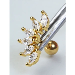 HD Piercing Altılı Markiz Gold Piercing