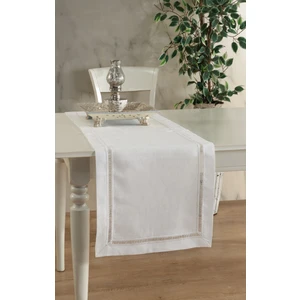 Ödel Home Keten Ara Dantelli Runner / Sunum / Servis Örtüsü