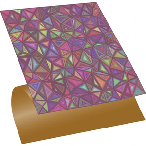 Kendinden Yapışkanlı Geometrik Kuşak Desenli Pvc Karo 30X30 cm (4 Adet) 0,36 M2