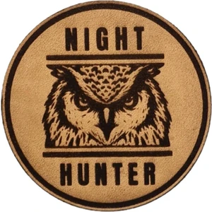 Baykuş Night Hunter- Deri Peç - Arma - Askeri Patch