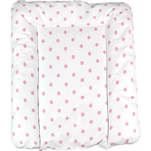Baby'ness Elyaf Dolgulu Pvc Alt Değiştirme Minderi 50x70cm Sıvı Geçirmez Leke Tutmaz Puantiyeli Pembe