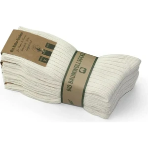 Bio Naturel %100 Pamuk 5 Çift Ön Yıkamalı Dikişsiz Unisex Çorap 3103