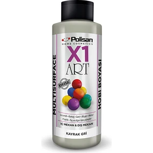 X1 Art Multisurface Hobi Boyası Kayrak Gri 120 ml