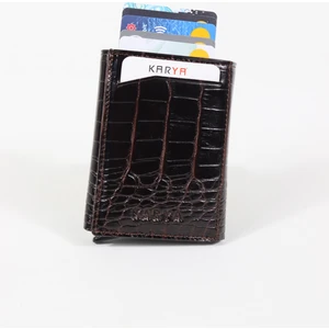 Karya Deri Hakiki Deri Unisex Mekanizmalı Kartlık Cüzdan 0060