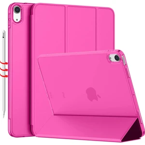 iPad 10.9 Inç 10.nesil Uyumlu Fuchsia Smart Cover Standlı Katlanabilir Akıllı Tablet Kılıfı