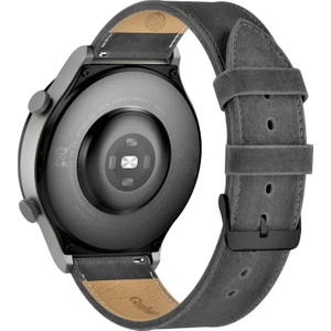 Huawei Watch Hakiki Deri Kordon 46mm Watch GT 5 Gt 2 3 4 5 Pro Se 2e Huawei Watch 4 Pro Ultimate Elite Gt2 E Gt2e Gt2pro Gt3 Pro Gt3pro Gri Deri Kordon Kayış 46 22mm