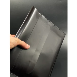 MAT DERİ Ipad Pro 12.9 Inç Tam Uyumlu Siyah Hakiki Deri Kılıf