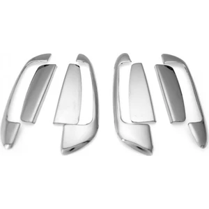 Alminox Oto Fiat Grande Punto Kapı Kolu 4 Kapı 8 Parça Paslanmaz Çelik (ÇERÇEVELI)2005