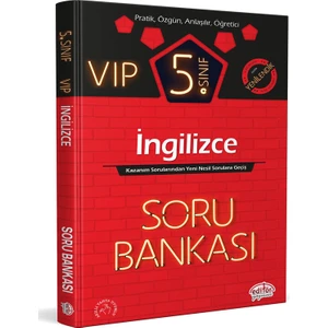 Editör Yayınları 5. Sınıf Vıp Ingilizce Soru Bankası