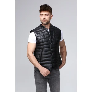 Erkek Hakiki Deri Yelek