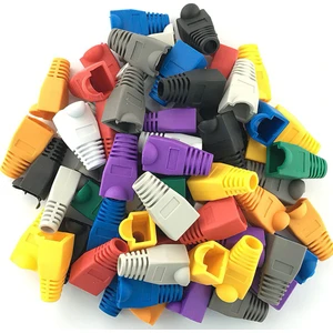 BK Teknoloji RJ45 Cat5 Cat6 Renkli Koruyucu Kılıf - 10 Adet Papuç
