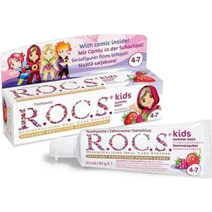 Kids Yaz Esintisi Ahududu& Çilek Diş Macunu 45g 4-7 Yaş
