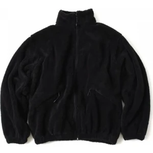 Siyah Oversize Pelüş Ceket