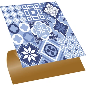 Kendinden Yapışkanlı Yeni Mavilim Desenli Pvc Karo 30X30 cm (56 Adet) 5m2