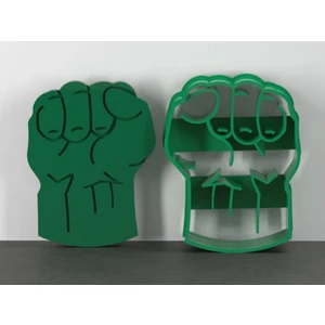 Bi'şeyler Sepeti Hulk Yumruk Kurabiye Kalıbı