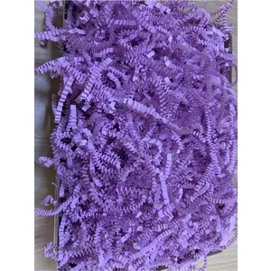 Kırpık Z Zigzag Pelur Kırpıntı Kağıt 500 gr Leylak Lila Renk Süs Dolgu Malzemesi Black Paper