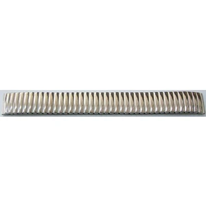 Ezgi Elektronik Esnek Yaylı Saat Kordonu Yaylı Metal Kordon 22MM Parlak Krom Esne