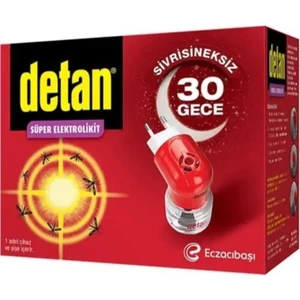 Süper Elektrolikit Sivrisineksiz 30 Gece 1 Cihaz ve Şişe Detan Sinek