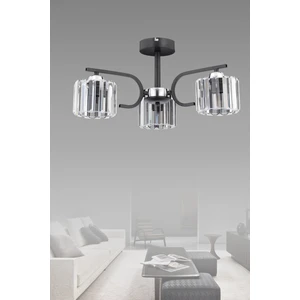 Nehir 3 Lü Modern Kristal Başlıklı Plafonyer Avize