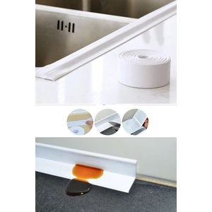Su Sızdırmaz Banyo Duşakabin Küvet Kenar Mutfak Lavabo Ocak Izolasyon Bandı 3.2 mt Beyaz