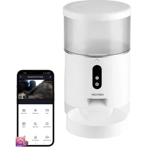 Kameralı ve Sesli Akıllı Mama Kabı Wi-Fi Destekli - App ile Kontrol