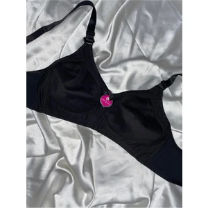 Otantik Tekstil Kadın Büyük Beden C Cup Pamuklu Penye Toparlayıcı Sütyen