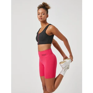 Baskılı Biker Tayt Normal Bel