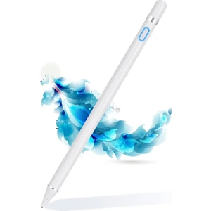 MTK Moveteck Samsung Galaxy Tab A8 X207 Tablet Için Dokunmatik Kalem Stylus Çizim Kalemi Eğim Duyarlı Akıllı Şarj Edilebilir Kapasitif