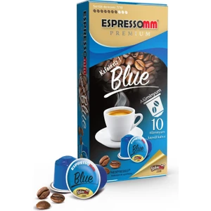 Espressomm® Premium Blue Alüminyum Kapsül Kahve Kafeinsiz 10 Adet Nespresso® Uyumlu