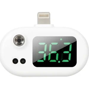 Iphone Cep Telefonu Ateş Ölçer Temassız Ateş Ölçer Taşınabilir Mini Cep Telefonu Akıllı Termometre