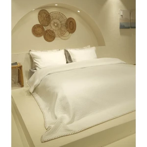 Patara Beyaz Çok Amaçlı %100 Pamuk Çift Kişilik Yatak Örtüsü 240x250 7505A