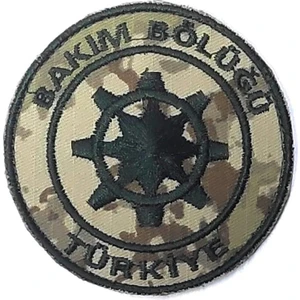 Bakım Tabur Komutanlığı Kamuflaj Peç - Arma - Askeri Patch