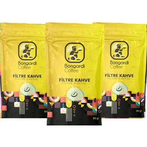 Bongardi Coffee 3x200 Gram Intense Blend Filtre ve Espresso Kahve