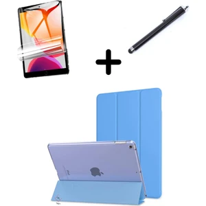Apple iPad Air 3 / Pro 10.5" Kılıf Set Pu Deri Smart Tablet Kilifi Ekran Koruyucu + Kalem
