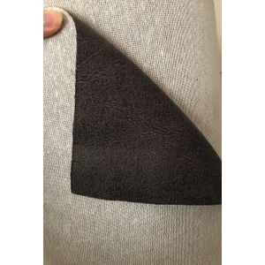 Türkanlar Home Zen Nubuk Leke Tutmaz  Döşemelik Metre Kumaşlar ( Oto Döşeme,mobilya Döşeme Vs) Koyu Gri Renk