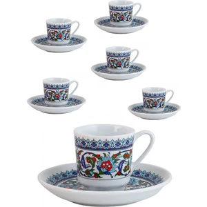 Güral Porselen 6 Lı Topkapı Türk Kahve Fincanı Takımı