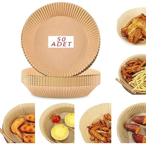 Says GO Fritöz Pişirme Kağıdı Airfryer Sıcak Hava Fritözü Philips Xiaomi Uyumlu Gıda Sınıfı Pişirme Kağıdı 50’li