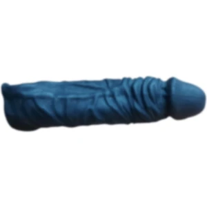 Odinsshop 6 cm Dolgulu 19 cm Damarlı Premium Penis Kılıfı