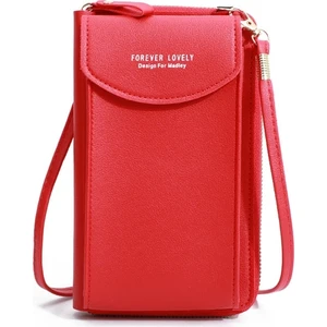Kadın Pu Deri Crossbody Kart Tutucu Messenger Çanta (Yurt Dışından)